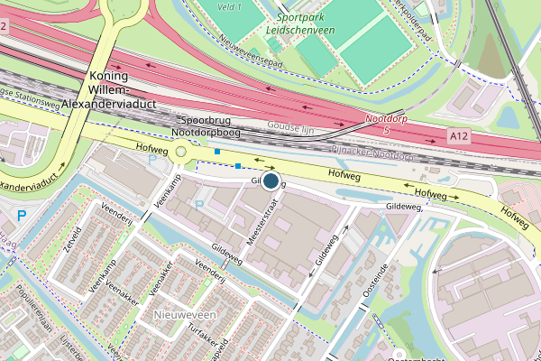 Politie-melding op Gildeweg, Nootdorp op 2 juli, kaart-overzicht