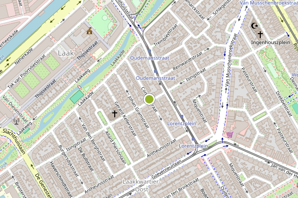 Ambulance-melding op Convivastraat, Den Haag op 7 mei, kaart-overzicht