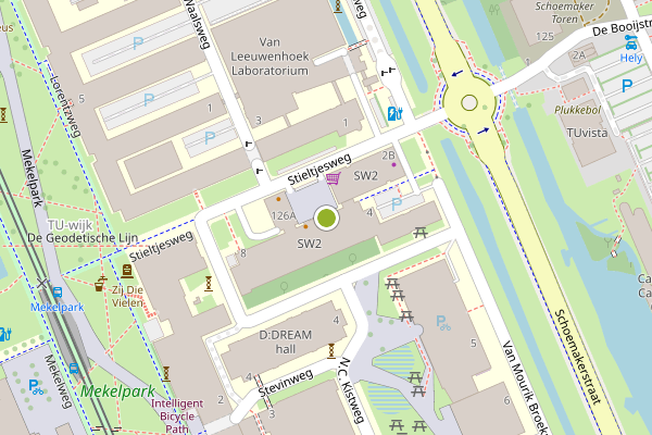 Ambulance-melding op station, Delft op 2 juli, kaart-overzicht