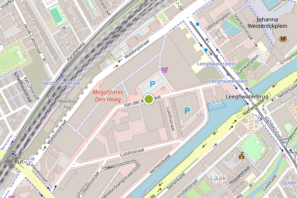 Ambulance-melding op Calandstraat Van der Kunstraat, Den Haag op 7 mei, kaart-overzicht