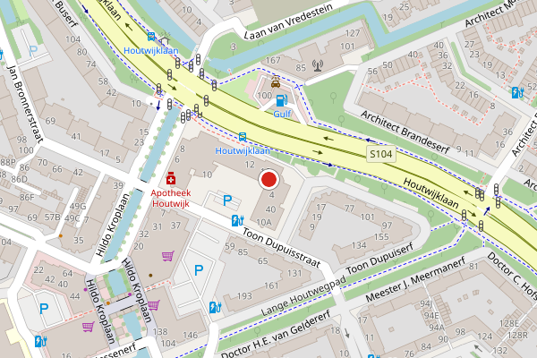Brandweer-melding op Toon Dupuisstraat, Den Haag op 7 mei, kaart-overzicht