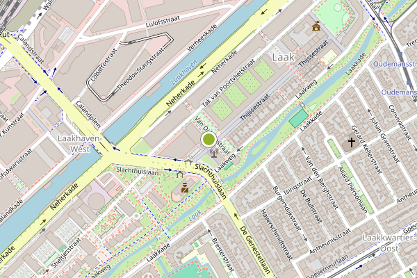 Ambulance-melding op Van Diesenstraat, Den Haag op 7 mei, kaart-overzicht