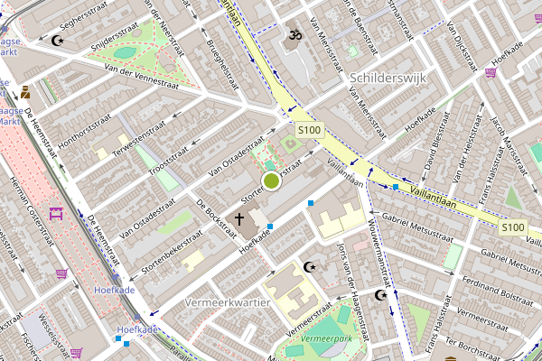 Ambulance-melding op Stortenbekerstraat, Den Haag op 2 juli, kaart-overzicht