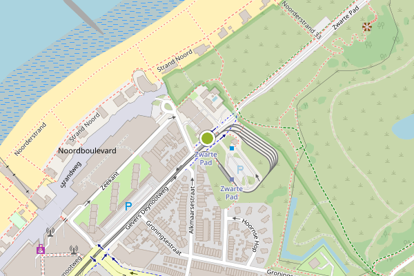 Ambulance-melding op Zwarte Pad, Den Haag op 2 juli, kaart-overzicht