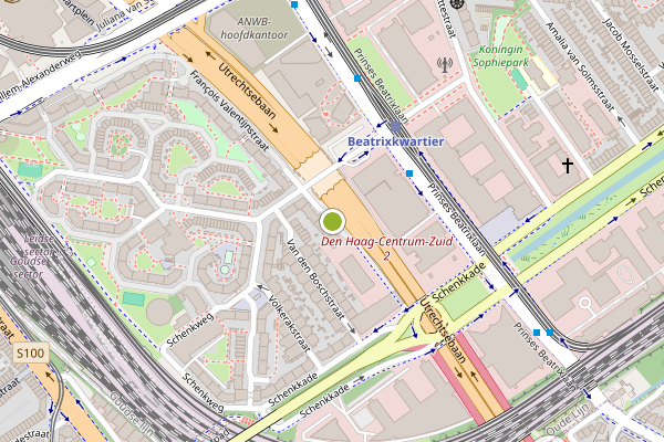 Ambulance-melding op Daendelsstraat, Den Haag op 2 juli, kaart-overzicht