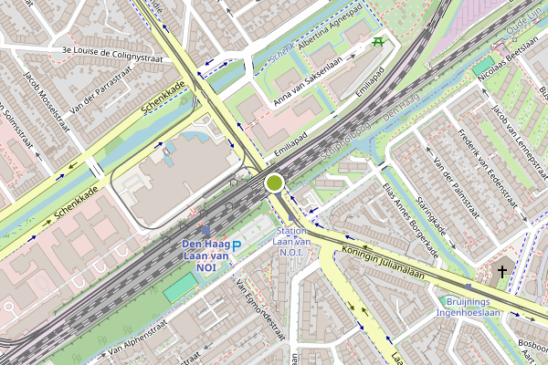 Ambulance-melding op Laan van Nieuw-Oost-Indie, Den Haag op 2 juli, kaart-overzicht