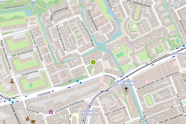 Ambulance-melding op Glenn Millerhof, Den Haag op 2 juli, kaart-overzicht