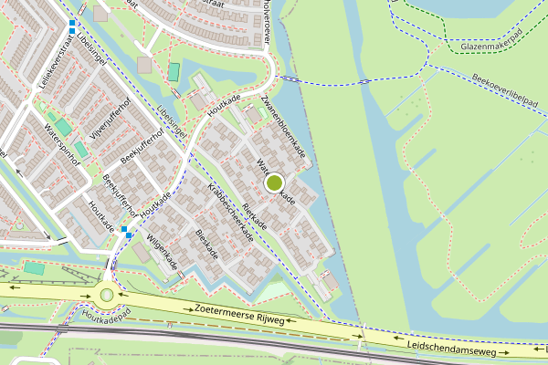 Ambulance-melding op Waterleliekade, Den Haag op 3 juli, kaart-overzicht