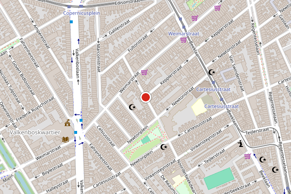 Brandweer-melding op Noorderbeekdwarsstraat, Den Haag op 3 juli, kaart-overzicht