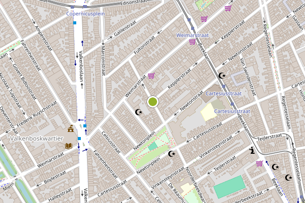Ambulance-melding op Noorderbeekdwarsstraat, Den Haag op 3 juli, kaart-overzicht