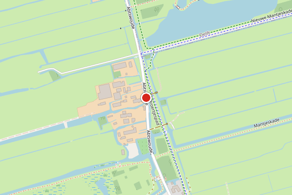 Brandweer-melding op Abtswoude, Schipluiden op 3 juli, kaart-overzicht