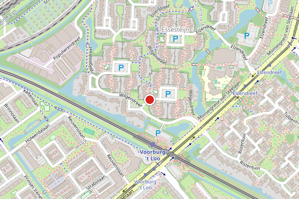 Brandweer-melding op Wilgendreef, Voorburg op 3 juli, kaart-overzicht