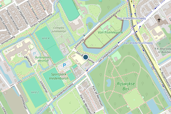 Politie-melding op Don Boscolaantje, Rijswijk op 3 juli, kaart-overzicht