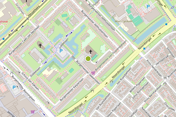 Ambulance-melding op Burgemeester van Duyvendijklaan, Leidschendam op 3 juli, kaart-overzicht
