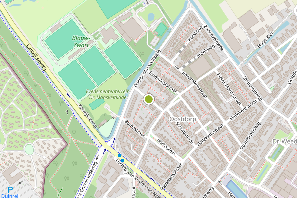 Ambulance-melding op Herman Costerstraat, Wassenaar op 3 juli, kaart-overzicht