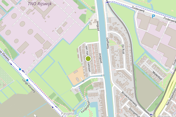 Ambulance-melding op van Hardenbroeklaan, Rijswijk op 7 mei, kaart-overzicht