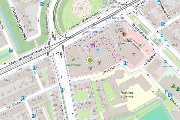 Ambulance-melding op De Savornin Lohmanplein, Den Haag op 4 juli, kaart-overzicht