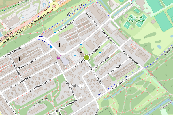 Ambulance-melding op Esther de Boer-Van Rijklaan, Den Haag op 4 juli, kaart-overzicht