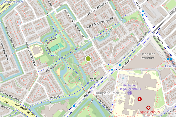 Ambulance-melding op Mahatma Gandhistraat, Den Haag op 5 juli, kaart-overzicht