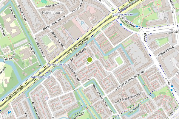 Ambulance-melding op Steve Bikostraat, Den Haag op 5 juli, kaart-overzicht