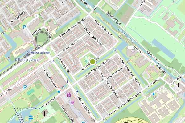 Ambulance-melding op Graaf Adolflaan, Leidschendam op 5 juli, kaart-overzicht