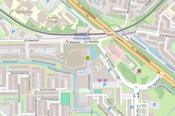 Ambulance-melding op Croesinckplein, Zoetermeer op 8 mei, kaart-overzicht
