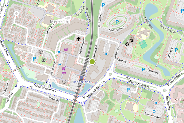 Ambulance-melding op Uiterwaard, Zoetermeer op 5 juli, kaart-overzicht