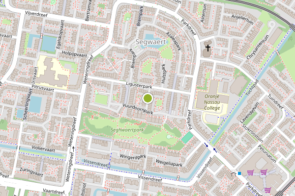 Ambulance-melding op Ribespark, Zoetermeer op 5 juli, kaart-overzicht