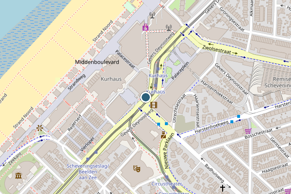 Politie-melding op Gevers Deynootweg, Den Haag op 5 juli, kaart-overzicht