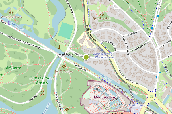 Ambulance-melding op Wagenaarweg, Den Haag op 5 juli, kaart-overzicht