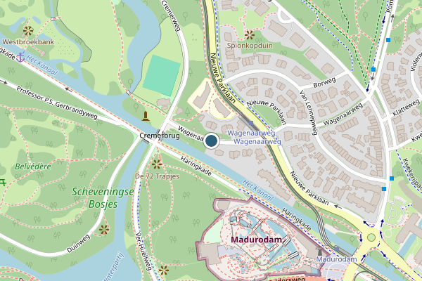 Politie-melding op Wagenaarweg, Den Haag op 5 juli, kaart-overzicht