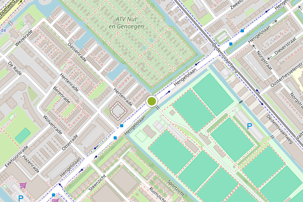 Ambulance-melding op Hengelolaan, Den Haag op 6 juli, kaart-overzicht
