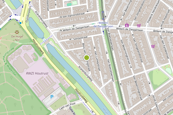 Ambulance-melding op Blois van Treslongstraat, Den Haag op 6 juli, kaart-overzicht