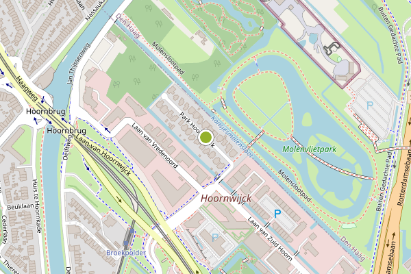 Ambulance-melding op Park Hoornwijck, Rijswijk op 6 juli, kaart-overzicht