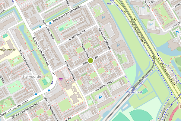 Ambulance-melding op Bunchestraat, Rijswijk op 5 juli, kaart-overzicht
