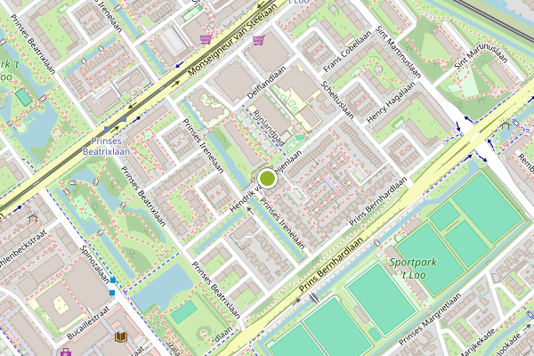 Ambulance-melding op Hendrik van Boeijenlaan, Voorburg op 6 juli, kaart-overzicht