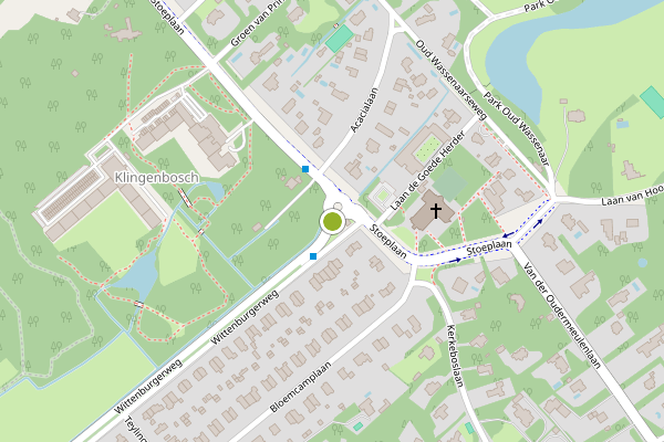 Ambulance-melding op Wittenburgerweg, Wassenaar op 5 juli, kaart-overzicht