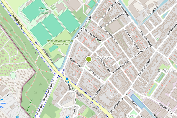 Ambulance-melding op Paul Krugerstraat, Wassenaar op 7 juli, kaart-overzicht