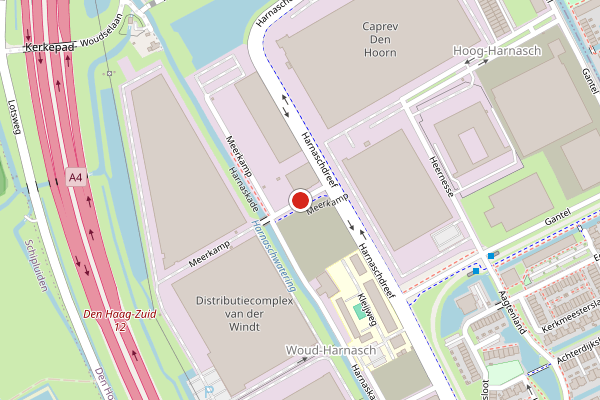 Brandweer-melding op Meerkamp, Den Hoorn ZH op 7 juli, kaart-overzicht
