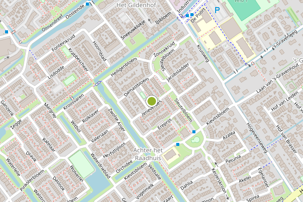 Ambulance-melding op Vrouwenmantel, Nootdorp op 8 mei, kaart-overzicht