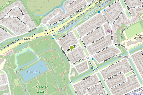 Ambulance-melding op Arnicalaan, Den Haag op 8 juli, kaart-overzicht