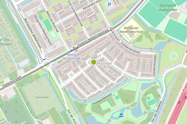 Ambulance-melding op Mr. Beerninkplantsoen, Rijswijk op 8 juli, kaart-overzicht
