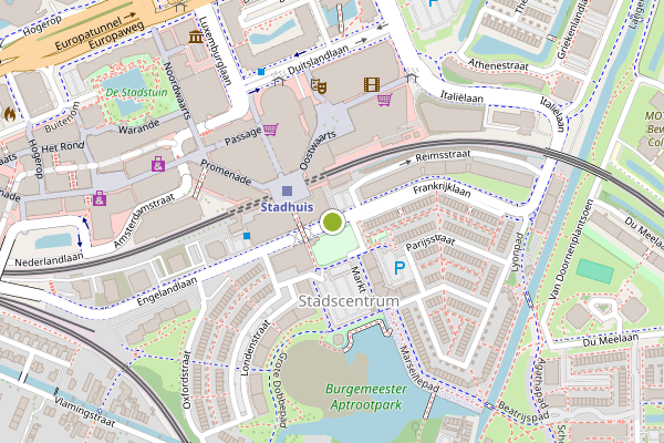 Ambulance-melding op Engelandlaan, Zoetermeer op 8 juli, kaart-overzicht