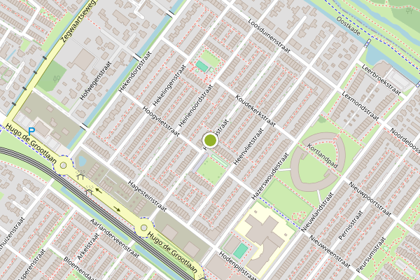 Ambulance-melding op Heicopstraat, Zoetermeer op 8 juli, kaart-overzicht