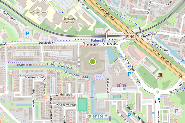 Ambulance-melding op Croesinckplein, Zoetermeer op 8 juli, kaart-overzicht