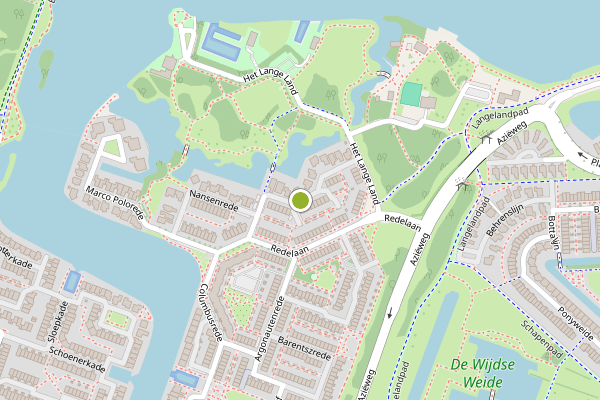 Ambulance-melding op Abel Tasmanrede, Zoetermeer op 8 juli, kaart-overzicht