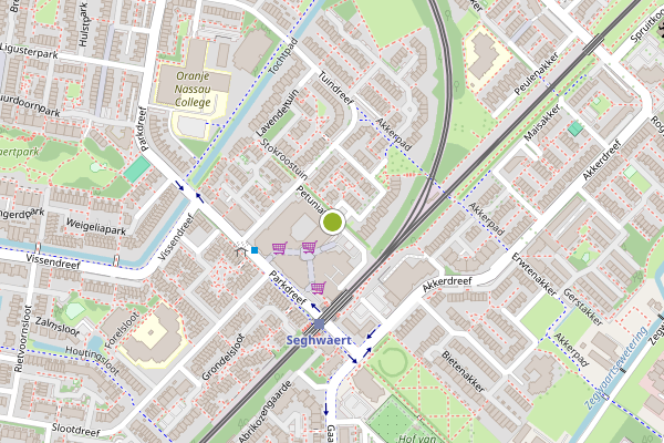 Ambulance-melding op Petuniatuin, Zoetermeer op 8 juli, kaart-overzicht