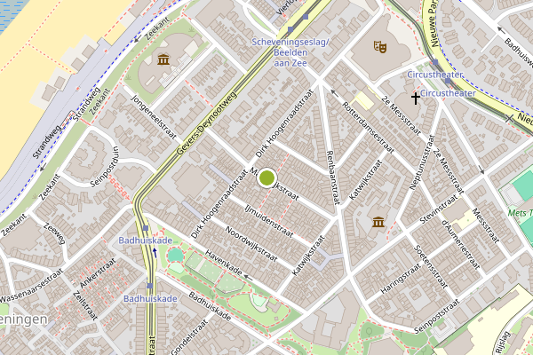 Ambulance-melding op Maaswijkstraat, Den Haag op 9 juli, kaart-overzicht