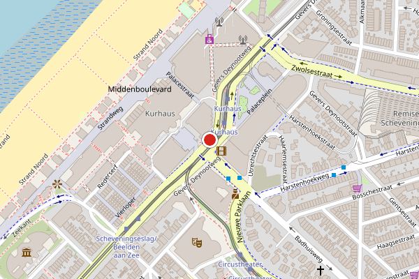 Brandweer-melding op Gevers Deynootweg, Den Haag op 9 juli, kaart-overzicht