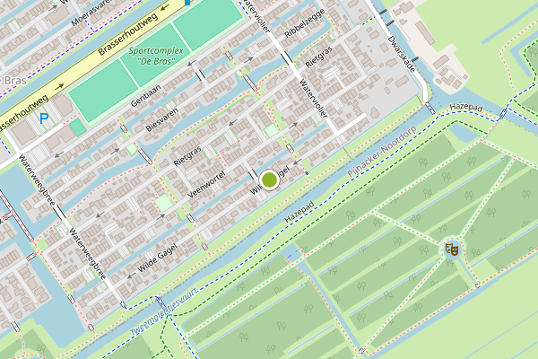 Ambulance-melding op Wilde Gagel, Den Haag op 9 juli, kaart-overzicht